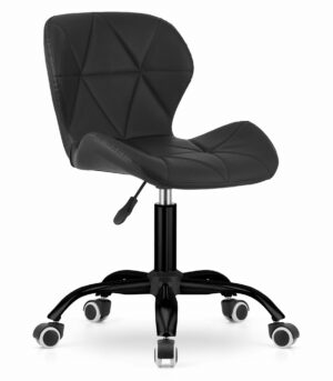 Krzesło obrotowe NOTO 74-87x53.5x57 cm czarne