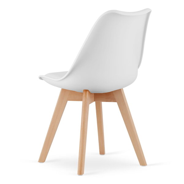 Krzesło MARK 82x49x43 cm białe - obrazek 4