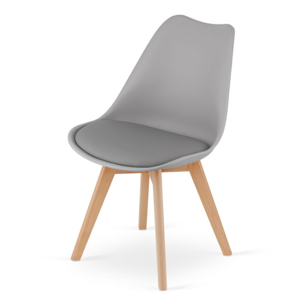 Krzesło MARK 82x49x43 cm szare - obrazek 5