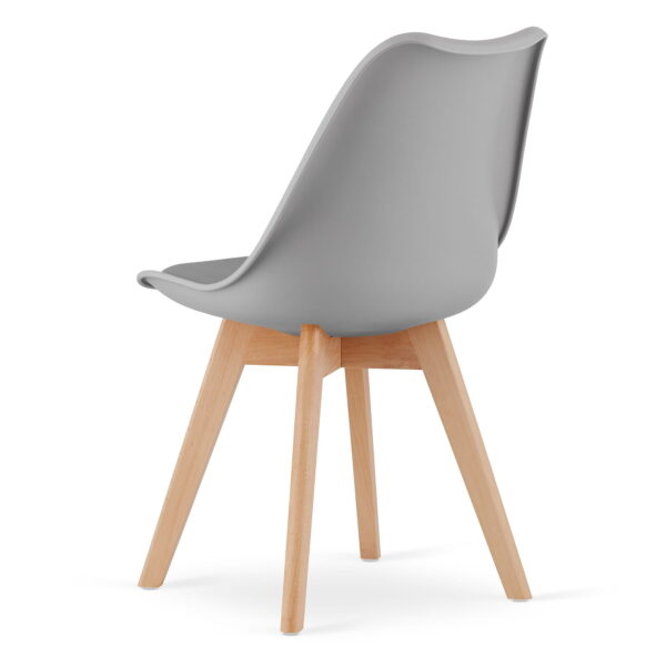 Krzesło MARK 82x49x43 cm szare - obrazek 6