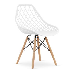Krzesło SAKAI 79x48.5x56.5 cm białe