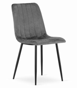 Krzesło LAVA 90x43x51 cm ciemnoszare