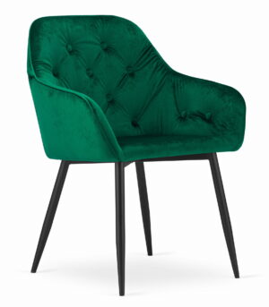 Krzesło FORIO 81x61x55,5 cm zielone