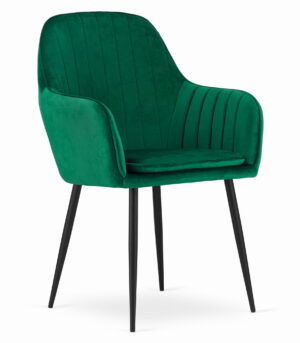 Krzesło LUGO 86,5x57,5x56,5 cm zielone