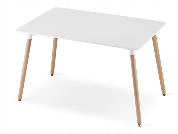 Zestaw stół ADRIA 120x80x75 cm biały + 4 krzesła OSAKA 81x46x54 cm szare - obrazek 11