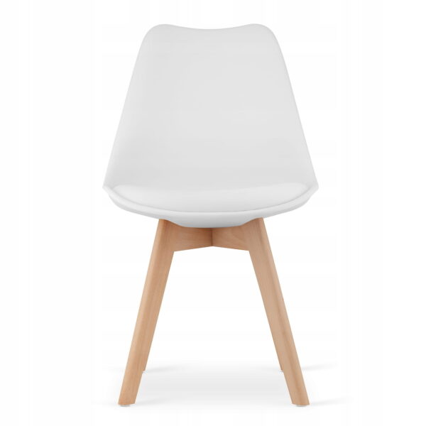 Zestaw stół MARK 120x80 cm dąb sonoma + 4 krzesła MARK 81,5x48x57 cm białe - obrazek 6