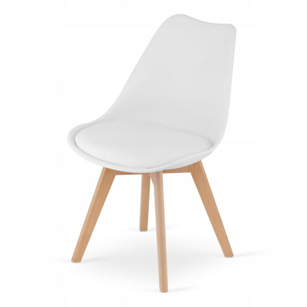 Zestaw stół MARK 120x80 cm dąb sonoma + 4 krzesła MARK 81,5x48x57 cm białe - obrazek 9